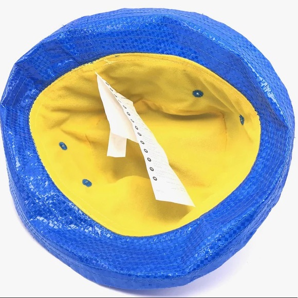 IKEA KNORVA Bucket Hat - Blue. - Picture 4 of 4